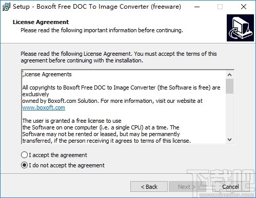 Boxoft Free DOC to Image Converter(doc转图片)