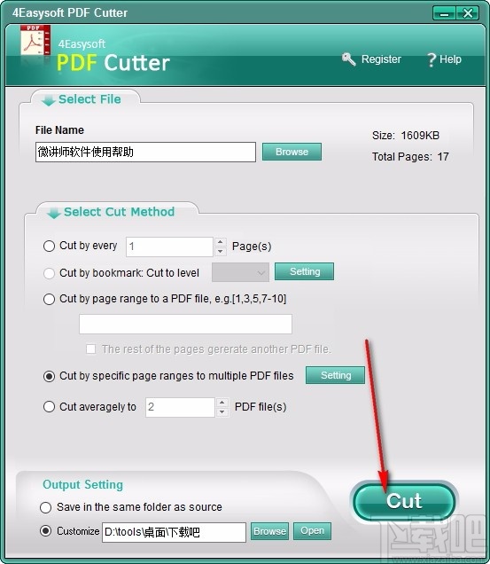 4Easysoft PDF Cutter(PDF分割软件)