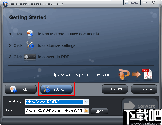 Moyea PPT to PDF Converter(PPT转PDF转换器)