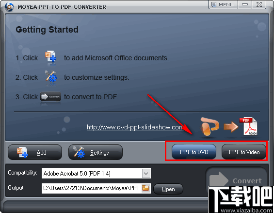 Moyea PPT to PDF Converter(PPT转PDF转换器)