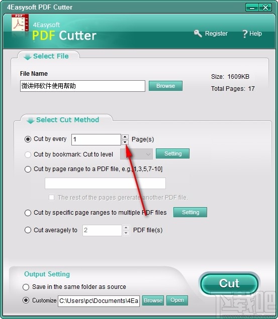 4Easysoft PDF Cutter(PDF分割软件)