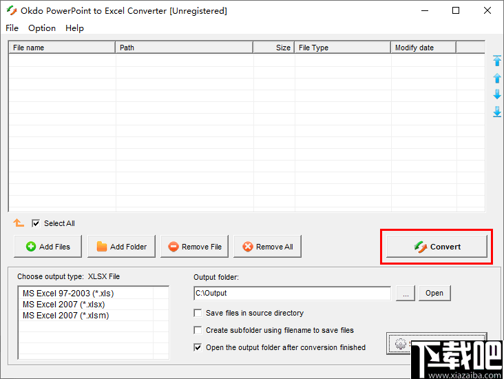 Okdo PowerPoint to Excel Converter(PPT转Excel软件)