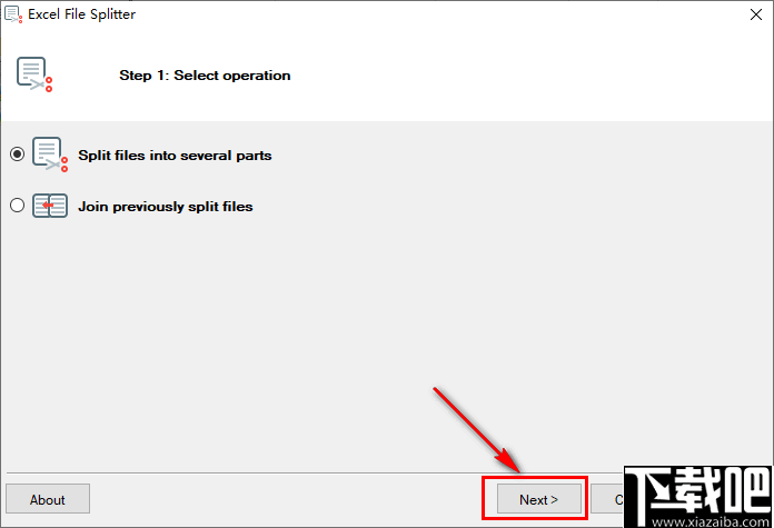 Excel File Splitter(Excel文件分割器)