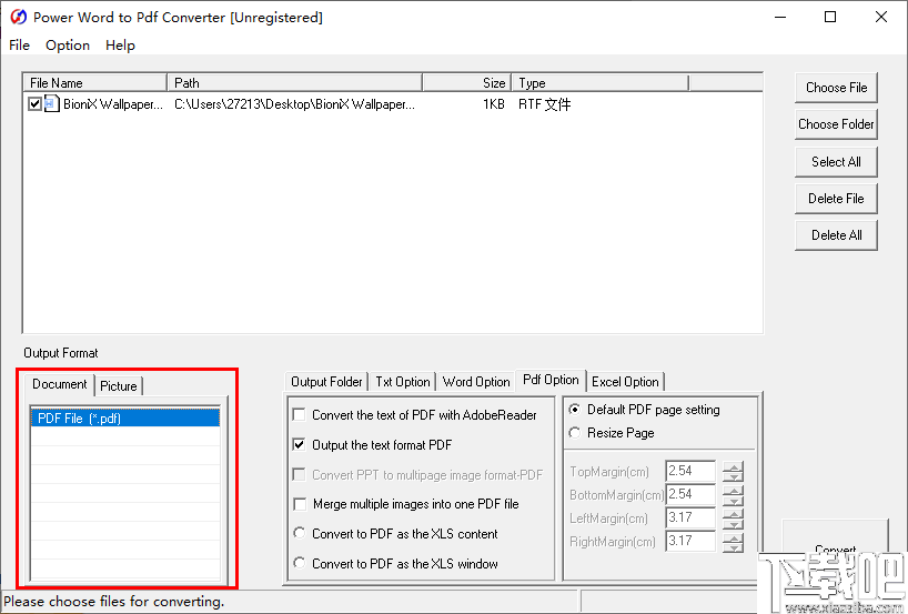 Power Word to Pdf Converter(文档转PDF软件)