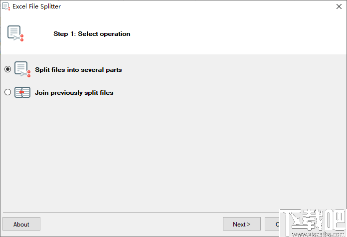 Excel File Splitter(Excel文件分割器)