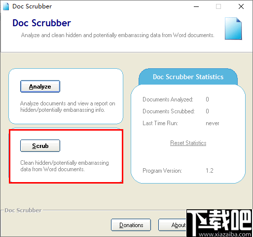 Doc Scrubber(Word隐藏数据分析与清理工具)