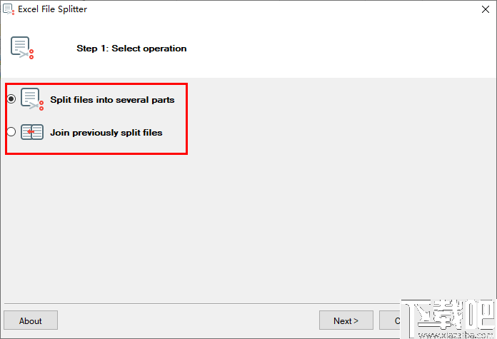 Excel File Splitter(Excel文件分割器)