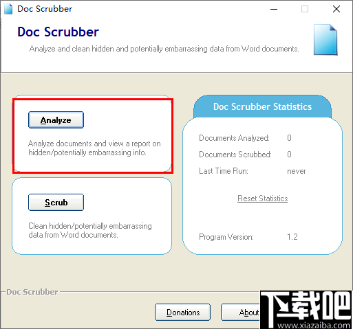 Doc Scrubber(Word隐藏数据分析与清理工具)