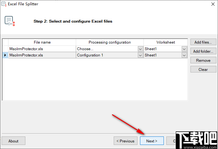 Excel File Splitter(Excel文件分割器)