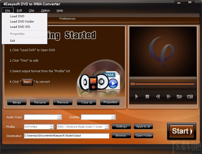 4Easysoft DVD to WMA Converter(DVD转WMA格式转换器)