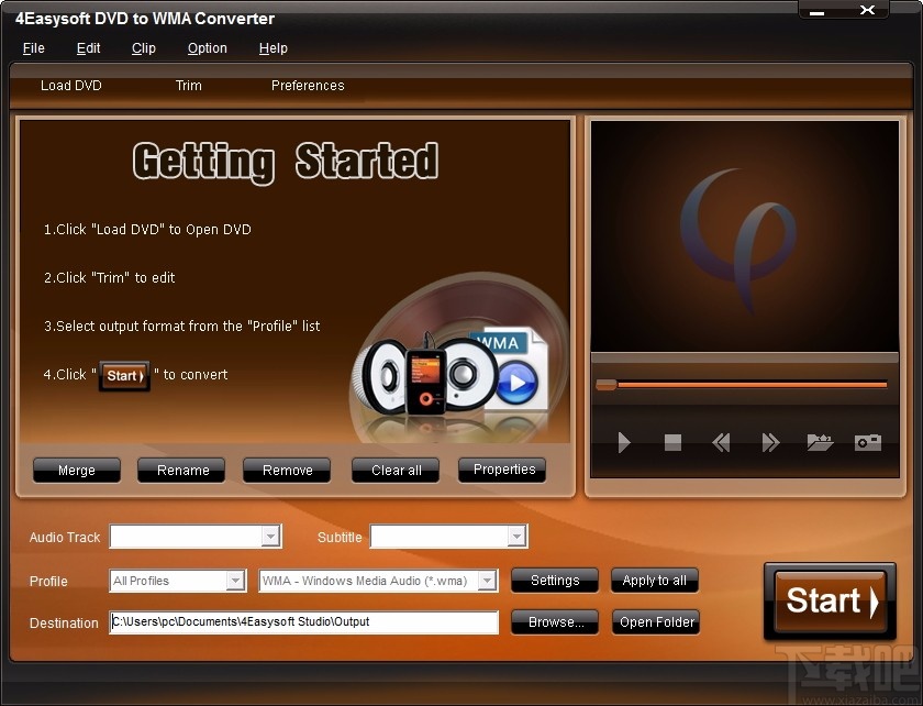 4Easysoft DVD to WMA Converter(DVD转WMA格式转换器)