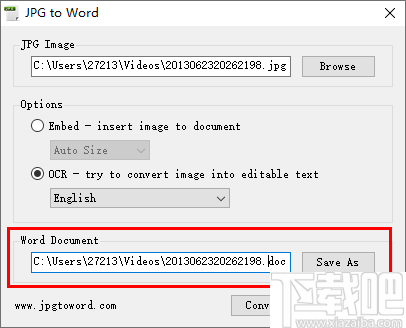 JPG to Word(jpg转word转换器)