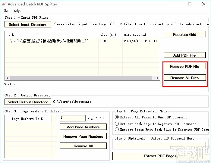 Advanced Batch PDF Splitter(PDF批量分割软件)