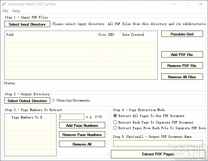 Advanced Batch PDF Splitter(PDF批量分割软件)