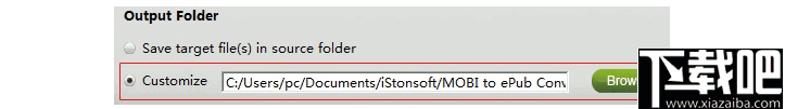iStonsoft MOBI to ePub Converter(MOBI转ePub转换器)
