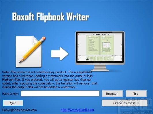 Boxoft Flipbook Writer(翻页书制作软件)