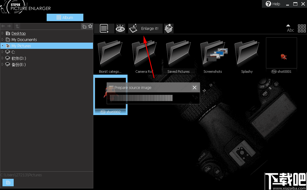 Stepok Picture Enlarger(图片无损放大工具)