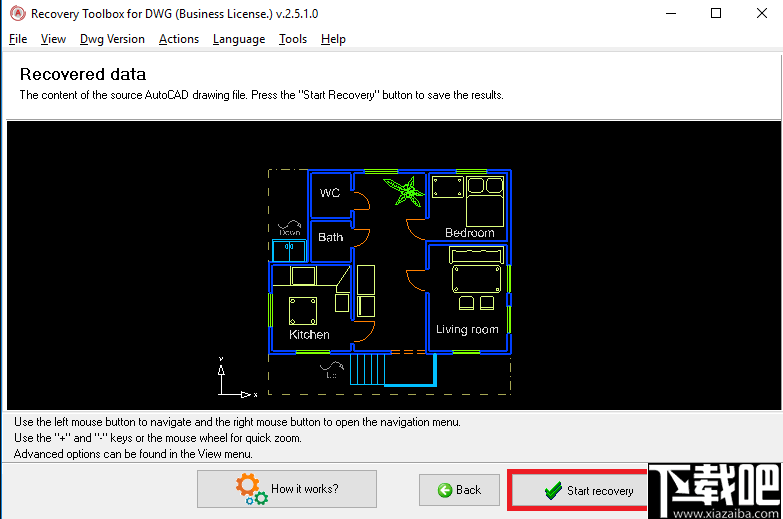 Recovery Toolbox for DWG(dwg文件恢复工具)