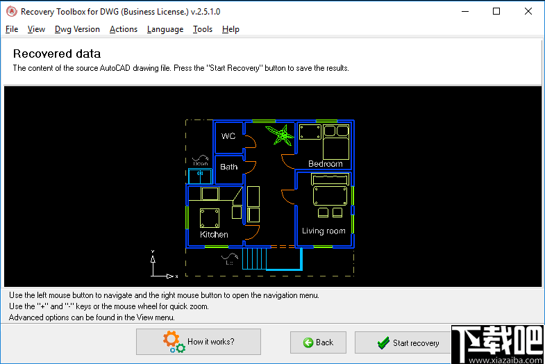 Recovery Toolbox for DWG(dwg文件恢复工具)