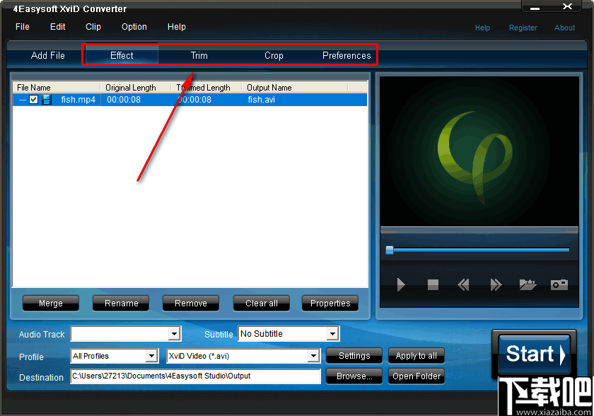 4Easysoft XviD Converter(XviD视频格式转换器)