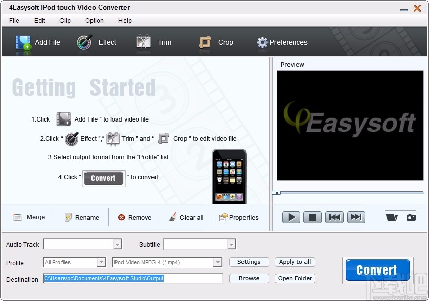 4Easysoft iPod touch Video Converter(iPod touch视频格式转换器)