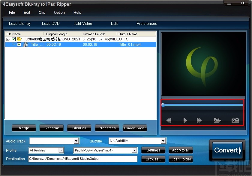 4Easysoft Blu-ray to iPad Ripper(蓝光转iPad转换器)