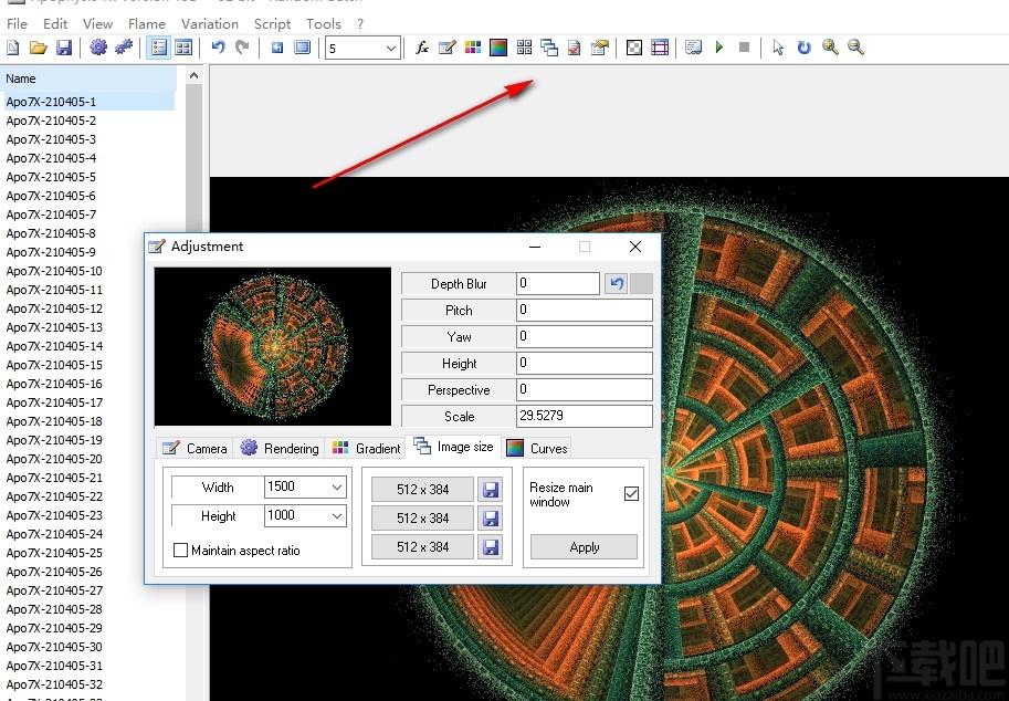 Apophysis 7x(分形图像生成工具)