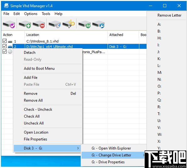 Simple VHD Manager(虚拟硬盘管理器)