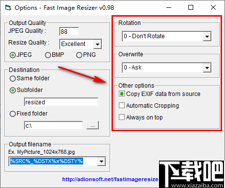 Fast Image Resizer(图像压缩与大小调整工具)