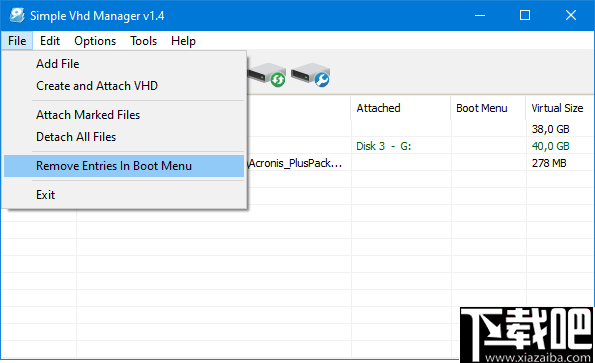 Simple VHD Manager(虚拟硬盘管理器)