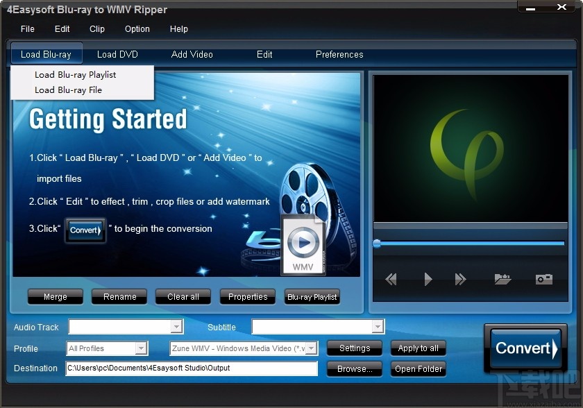 4Easysoft Blu-ray to WMV Ripper(蓝光转WMV工具)