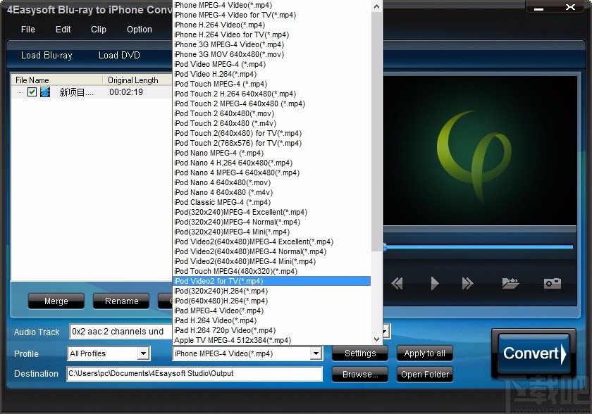 4Easysoft Blu-ray to iPhone Converter(蓝光转iPhone转换器)