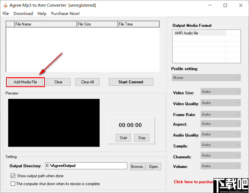 Agree Mp3 to Amr Converter(音频格式转换器)