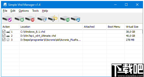 Simple VHD Manager(虚拟硬盘管理器)