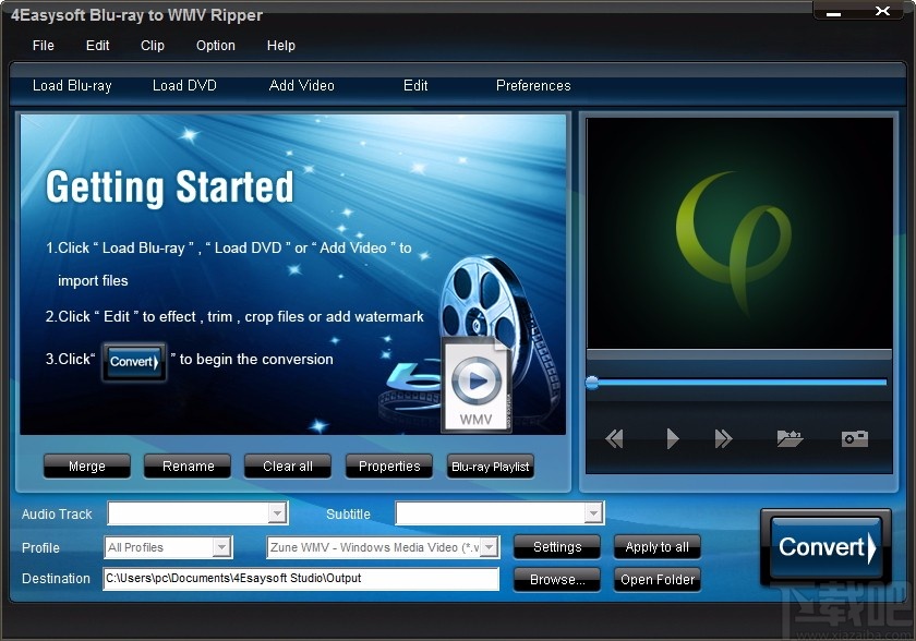 4Easysoft Blu-ray to WMV Ripper(蓝光转WMV工具)