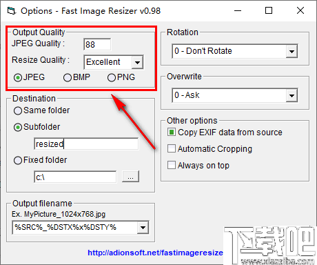 Fast Image Resizer(图像压缩与大小调整工具)