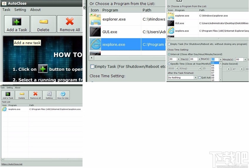 AutoClose(定时自动关闭程序工具)