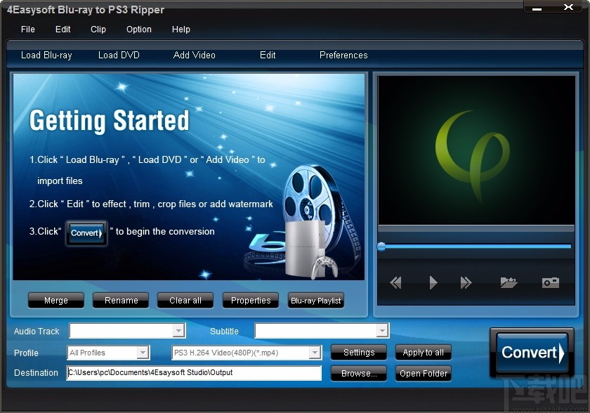 4Easysoft Blu-ray to PS3 Ripper(蓝光转PS3转换器)