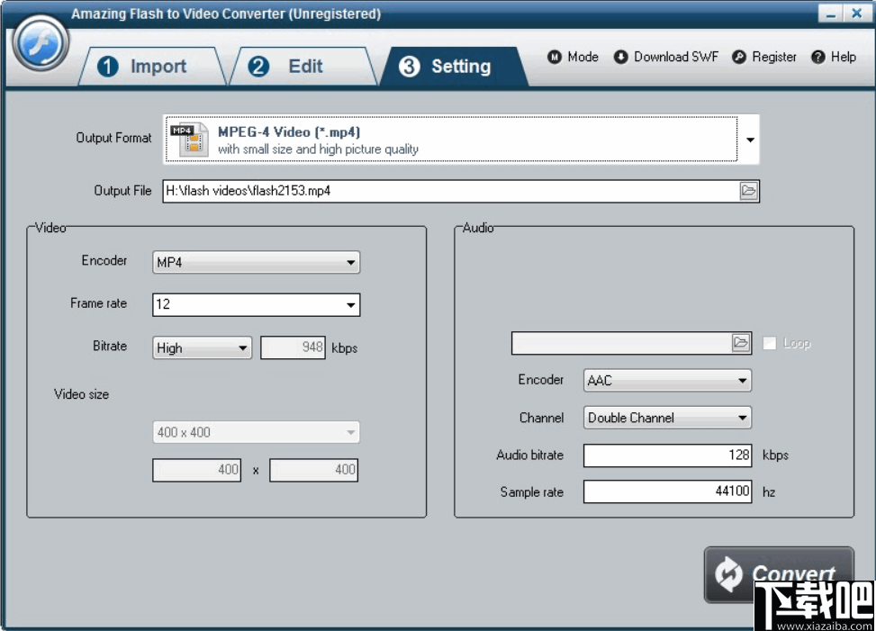 Amazing Flash to Video Converter(flash转视频软件)