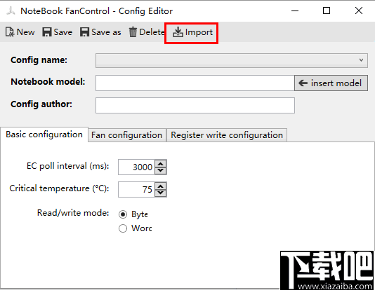 NoteBook FanControl(笔记本风扇控制)