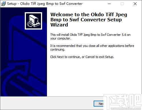 Okdo Tiff Jpeg Bmp to Swf Converter(图片转swf转换器)