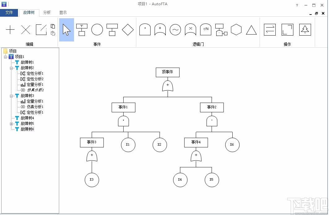 AutoFTA(故障树建模软件)