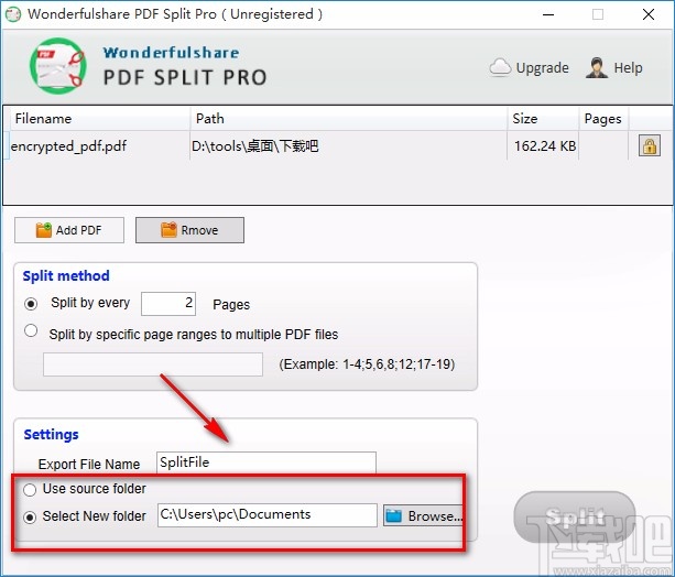 wonderfulshare pdf split pro分割pdf的方法