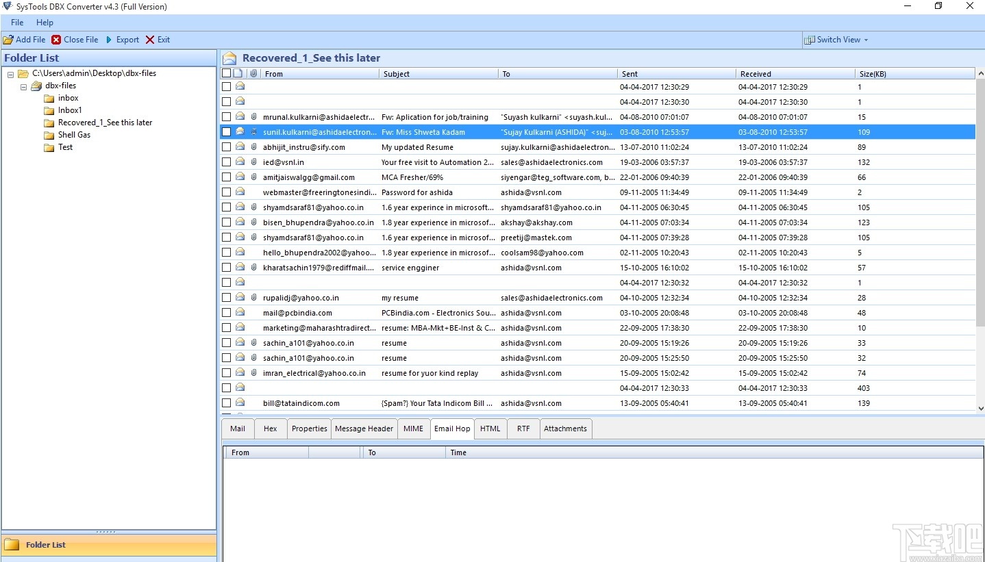 SysTools DBX Converter(DBX格式转换工具)