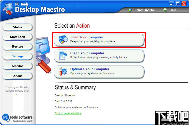 Desktop Maestro(多合一注册表清理/系统监视/隐私清理工具)