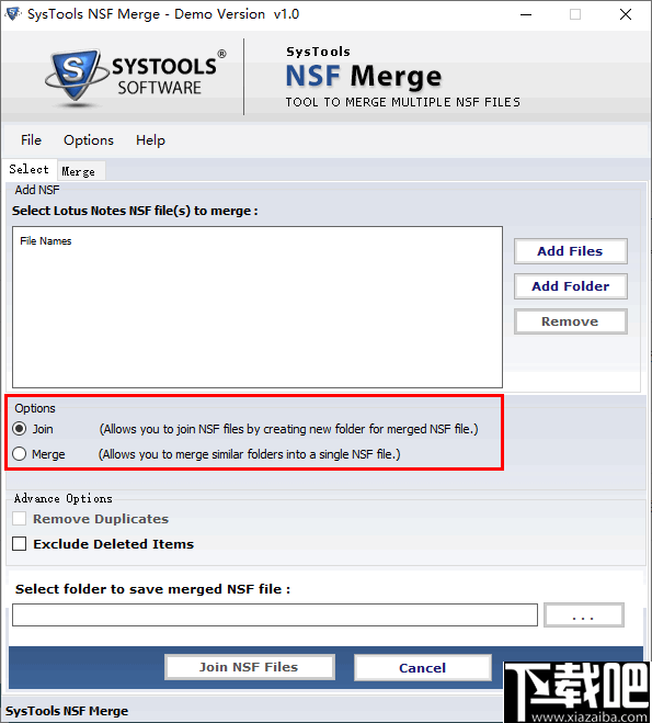 SysTools NSF Merge(NSF文件合并工具)