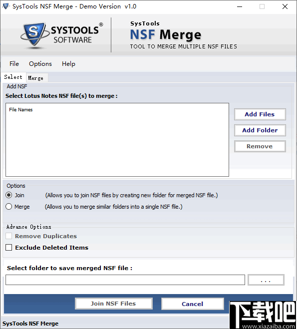 SysTools NSF Merge(NSF文件合并工具)