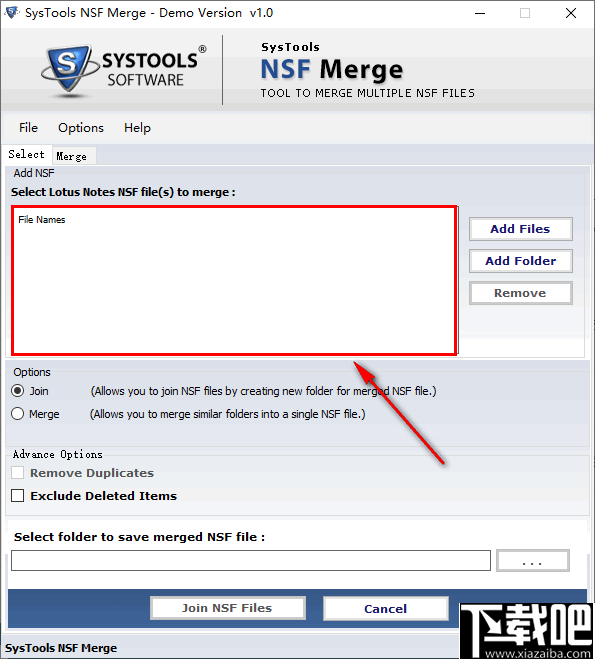 SysTools NSF Merge(NSF文件合并工具)