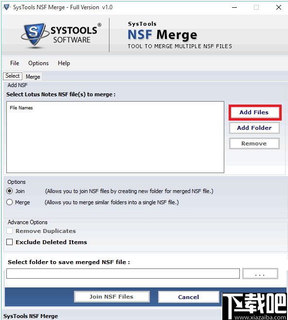 SysTools NSF Merge(NSF文件合并工具)