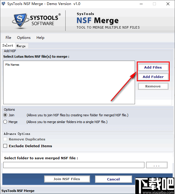 SysTools NSF Merge(NSF文件合并工具)